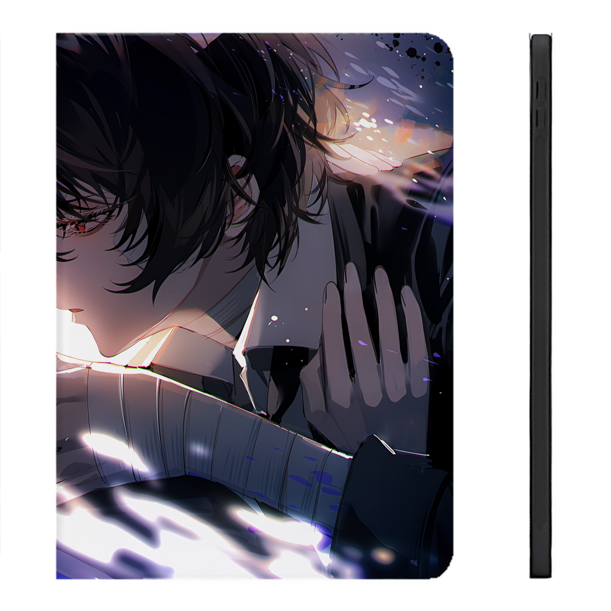 （画像用） 文豪ストレイドッグス Bungo Stray Dogs IPadケース ペンホルダー付き ブックスタイルデザイン